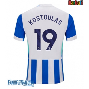 Brighton Charalampos Kostoulas #19 Tricou Fotbal Replică 2025-26 Barbati Acasa